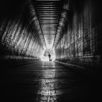 person-inside-the-tunnel